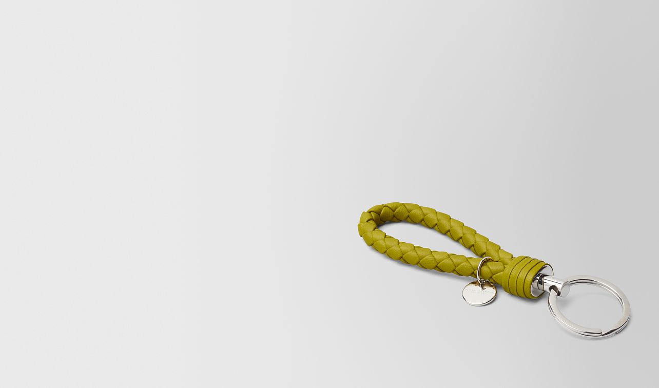 chamomile intrecciato nappa key holder landing
