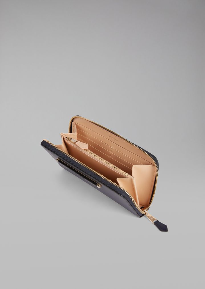 Cinturón reversible de piel con hebilla doble Cinturón reversible de piel con hebilla doble