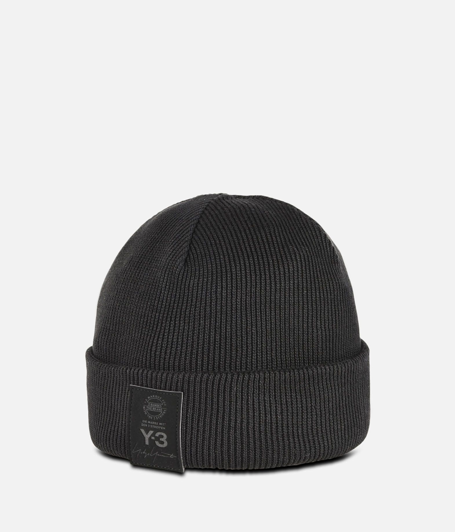 y3 logo beanie