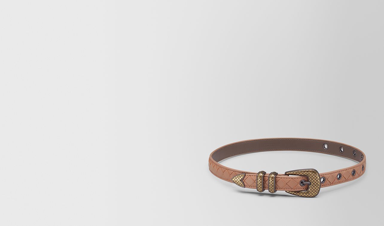 ceinture en intrecciato nappa dahlia landing