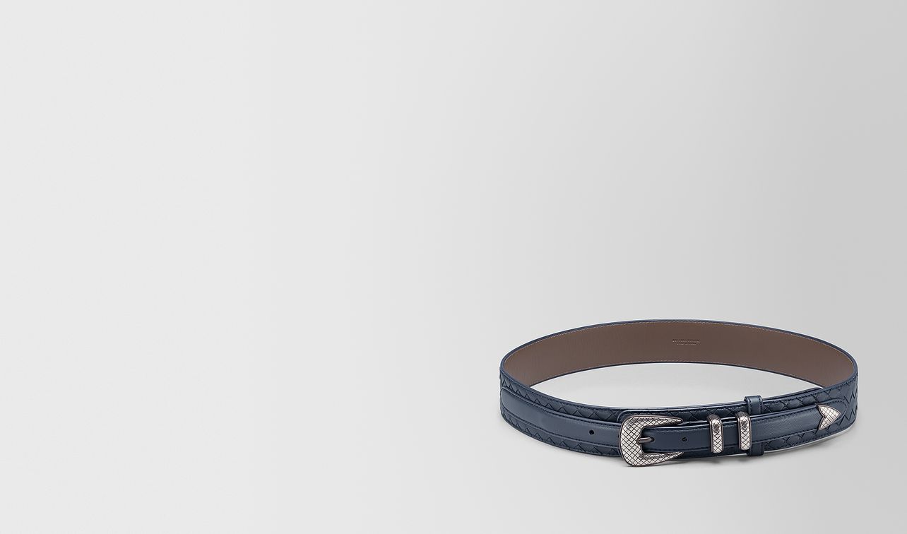 denim intrecciato nappa belt landing