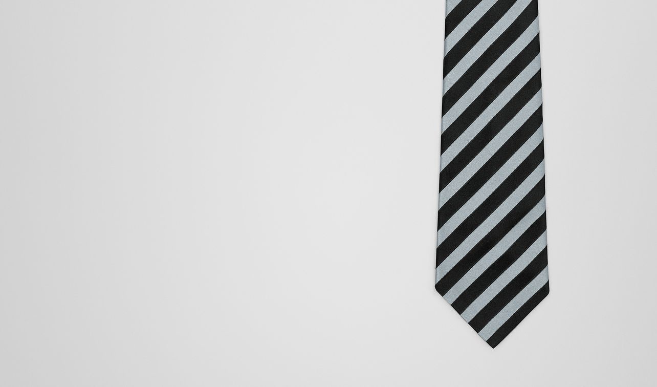 blue nero silk tie landing