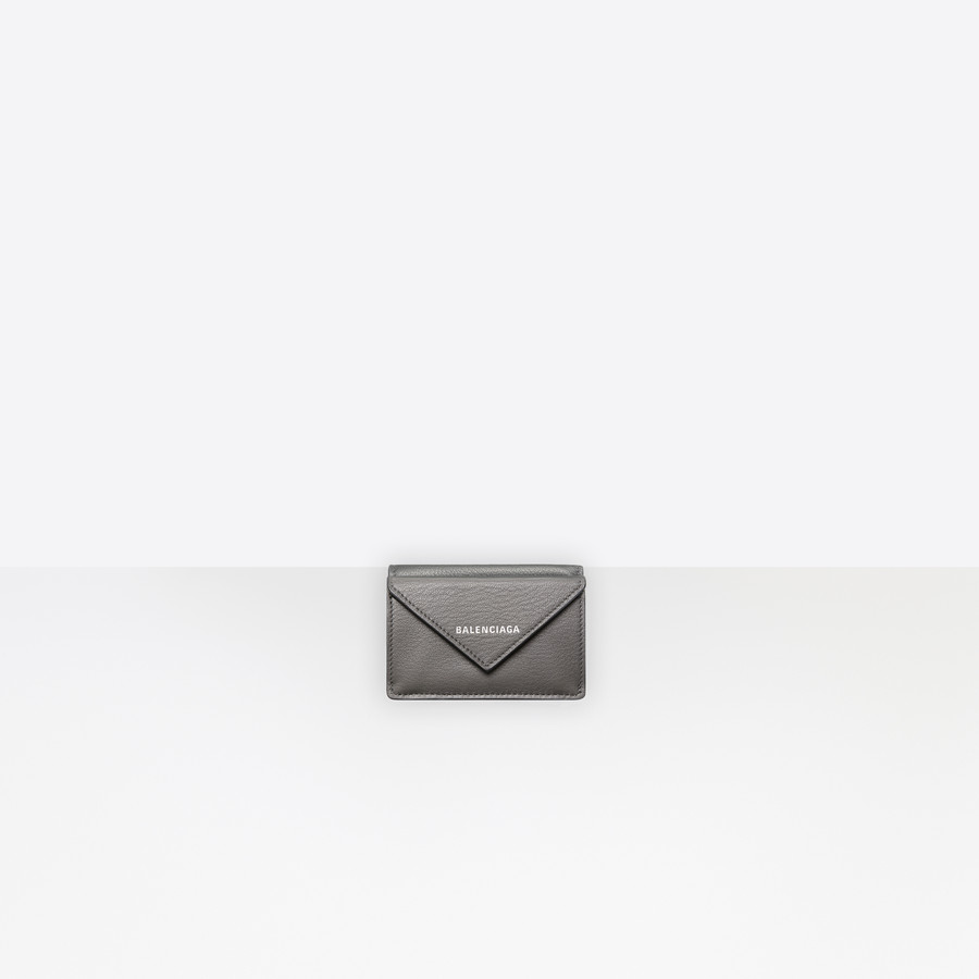 Papier Mini Wallet Gray | Balenciaga