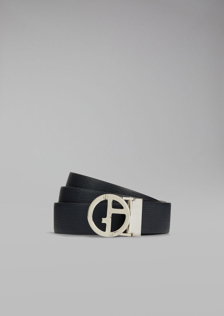 Chevron print leather belt | Man 