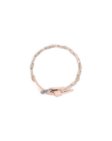 REDValentino フラワーパズル レザー ブレスレット
