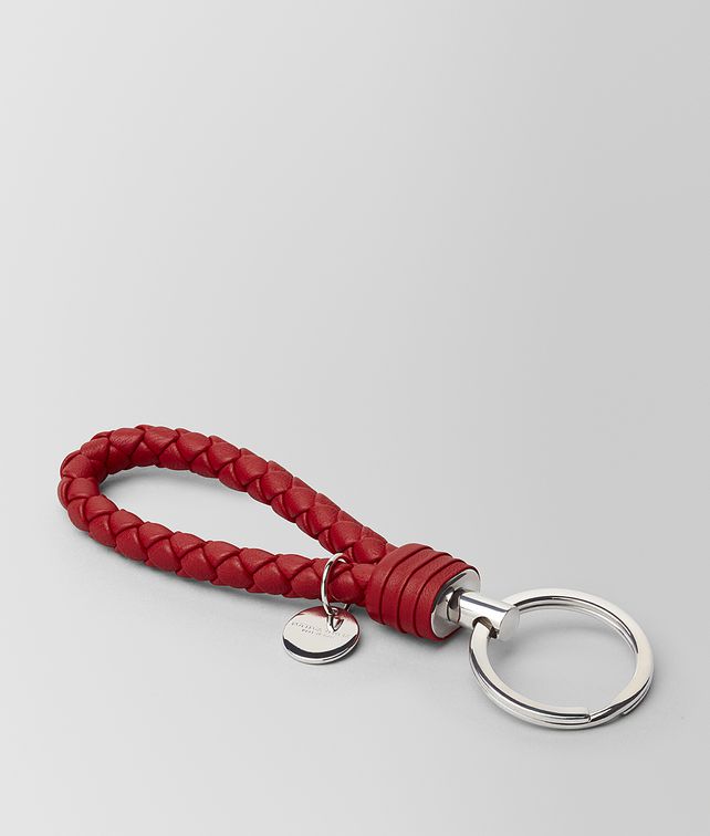 BOTTEGA VENETA KEY RING IN INTRECCIATO NAPPA Other Accessories Woman fp