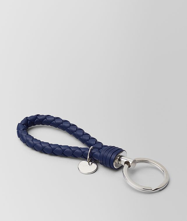 BOTTEGA VENETA PORTACHIAVI IN INTRECCIATO NAPPA ATLANTIC Portachiavi o Braccialetto E fp