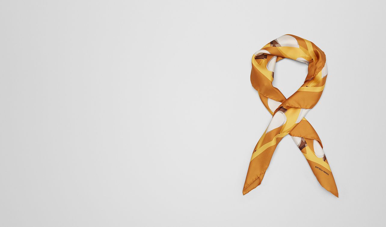 sunset silk foulard landing
