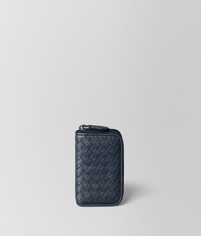 BOTTEGA VENETA DENIM INTRECCIATO VN COIN PURSE Small Wallet Man fp