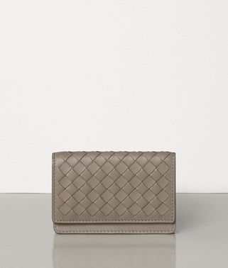 LIMESTONE INTRECCIATO NAPPA CARD CASE