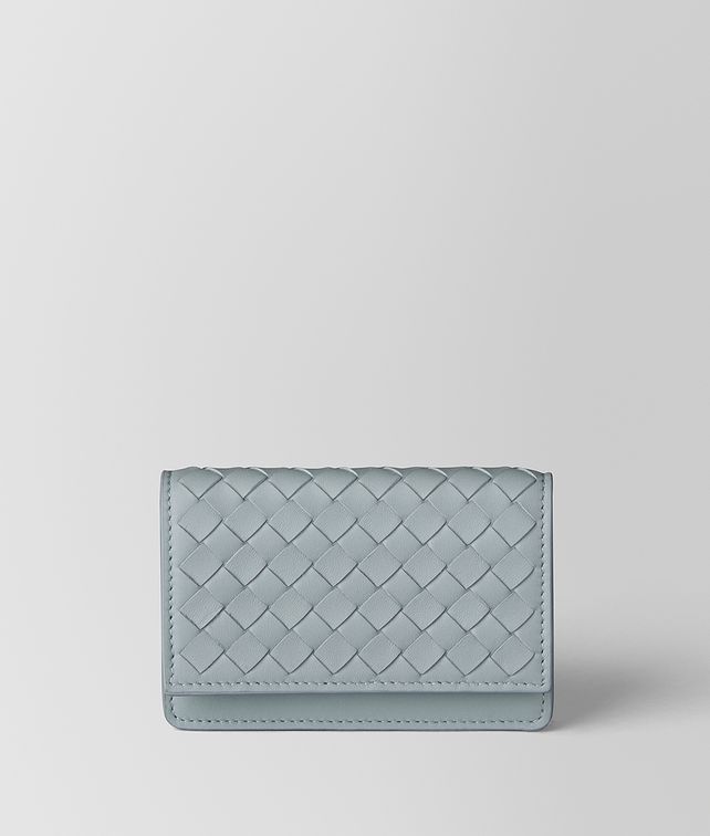 BOTTEGA VENETA ARCTIC INTRECCIATO NAPPA CARD CASE Card Case E fp