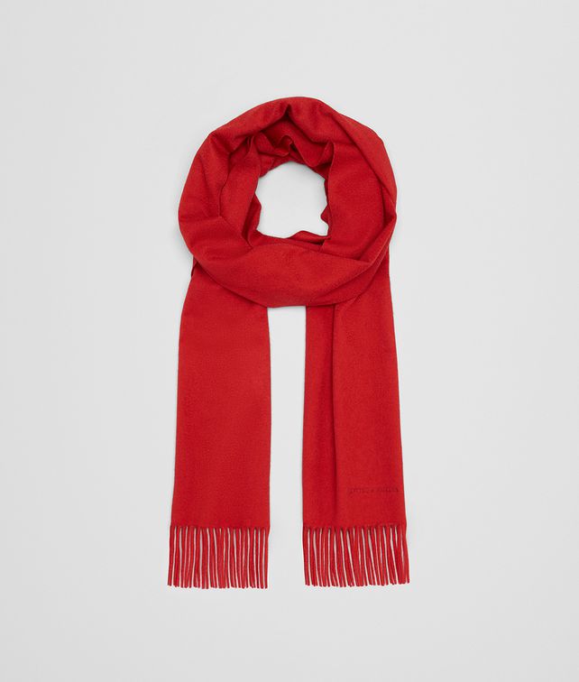 BOTTEGA VENETA RED CASHMERE SCARF Scarves, Gloves & Others Woman fp