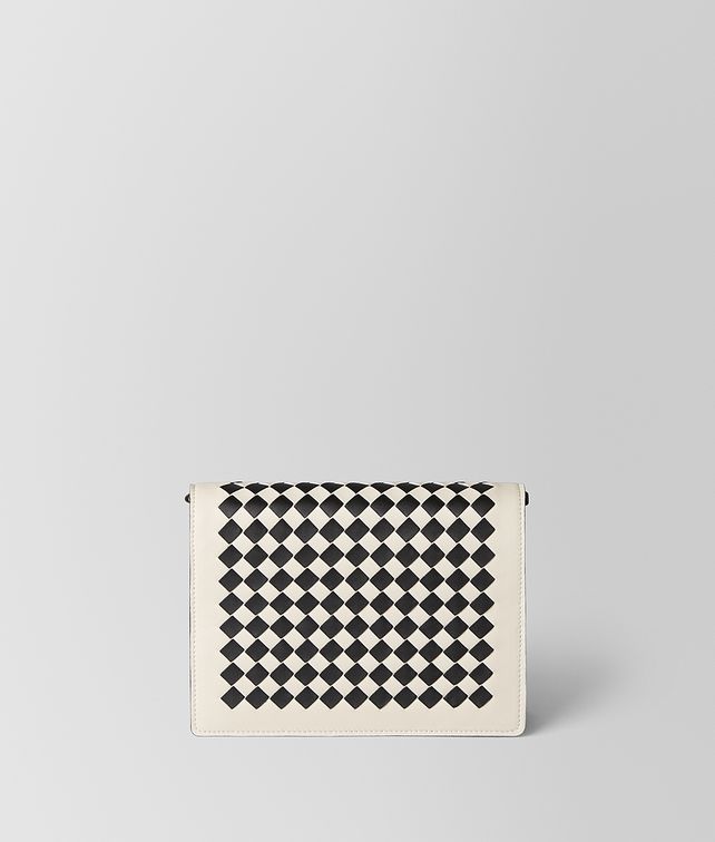 BOTTEGA VENETA CHAIN WALLET IN INTRECCIATO CHEQUER Mini Bag and Pouche Woman fp