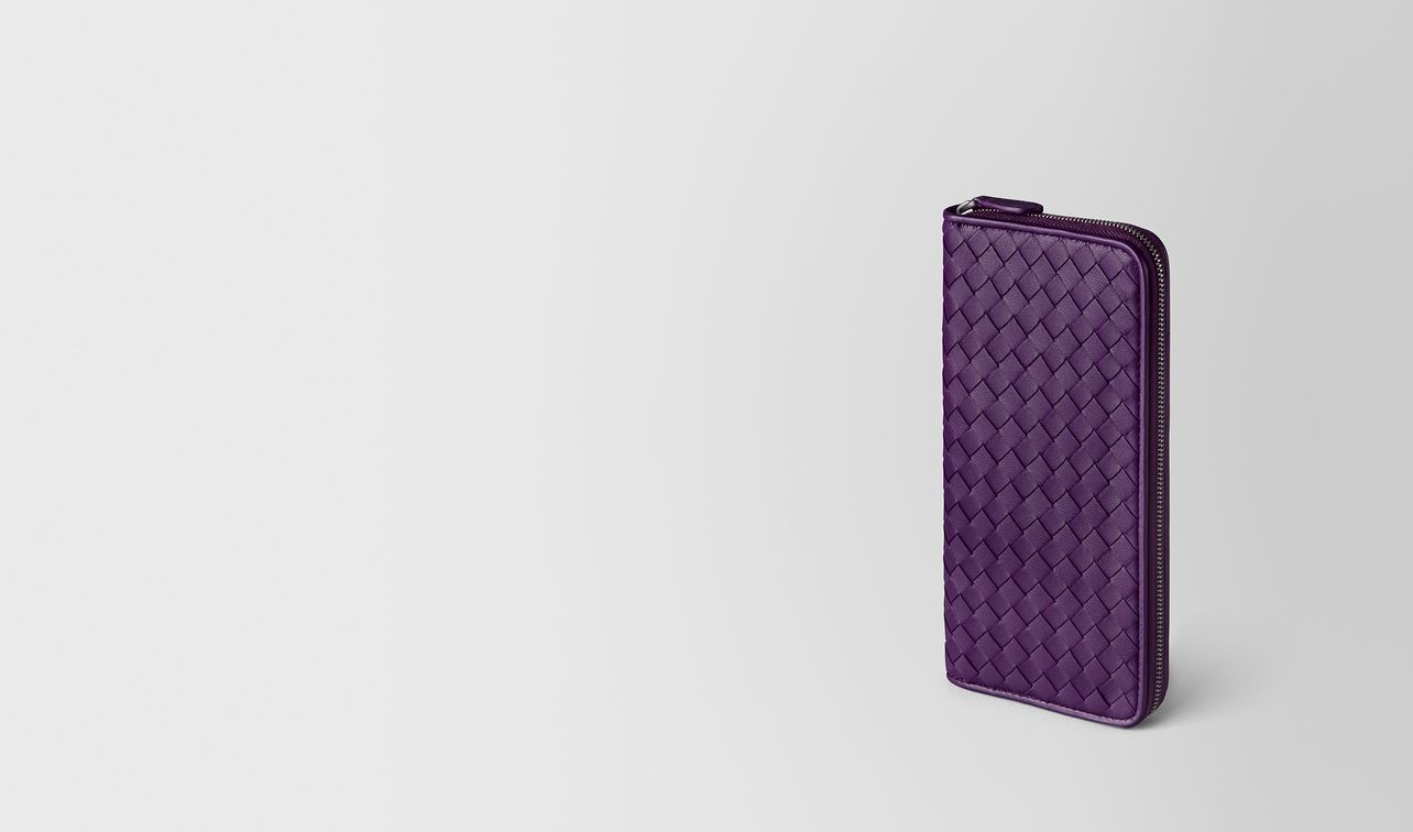 monalisa intrecciato nappa zip around wallet landing