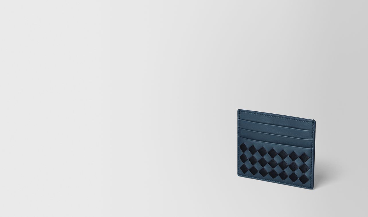 denim/tourmaline checker nappa card case landing