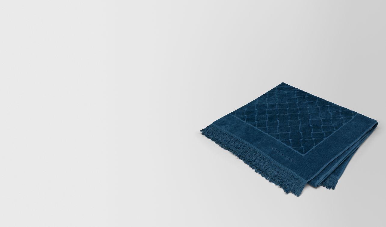 periwinkle cotton beach towel landing