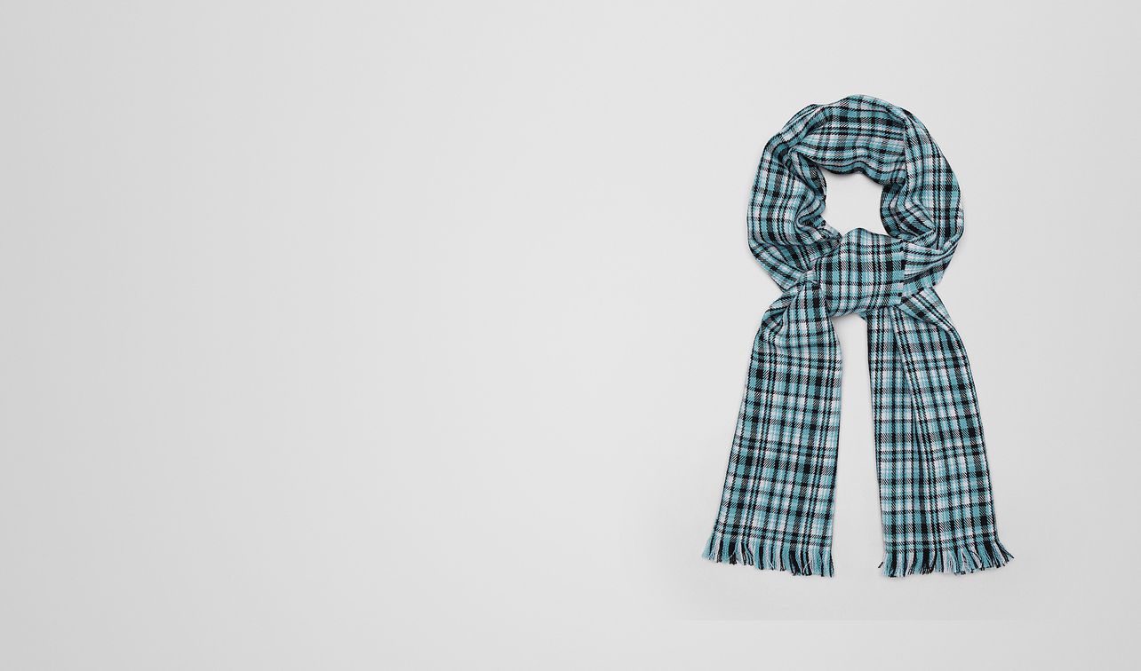 turquoise wool scarf landing