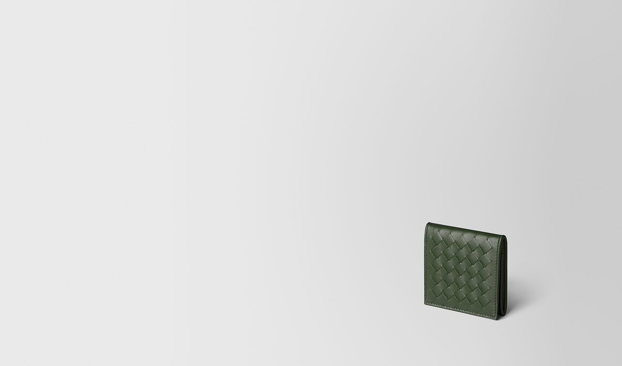 forest/fern intrecciato nappa coin purse landing