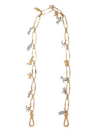 Marni Metal shoulder strap with Frank Navin charms Woman