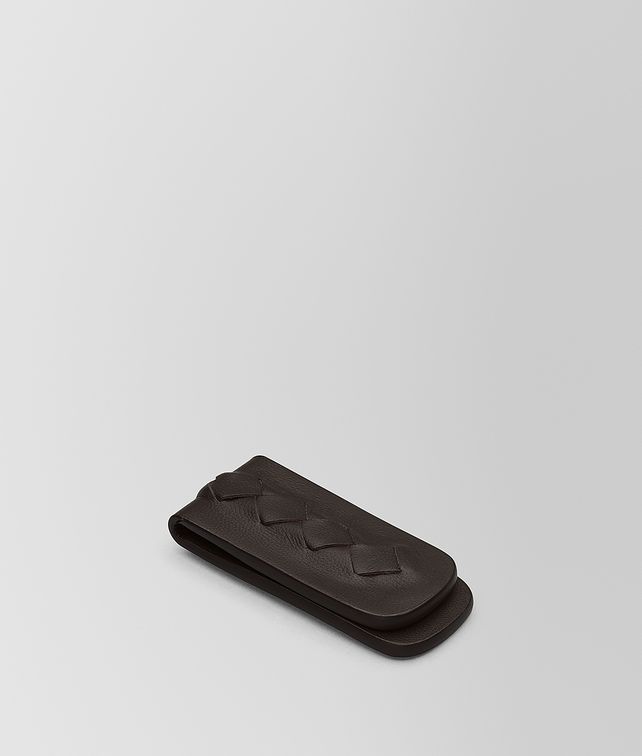 BOTTEGA VENETA MONEY CLIP IN ESPRESSO INTRECCIATO NAPPA
Other Accessories E fp