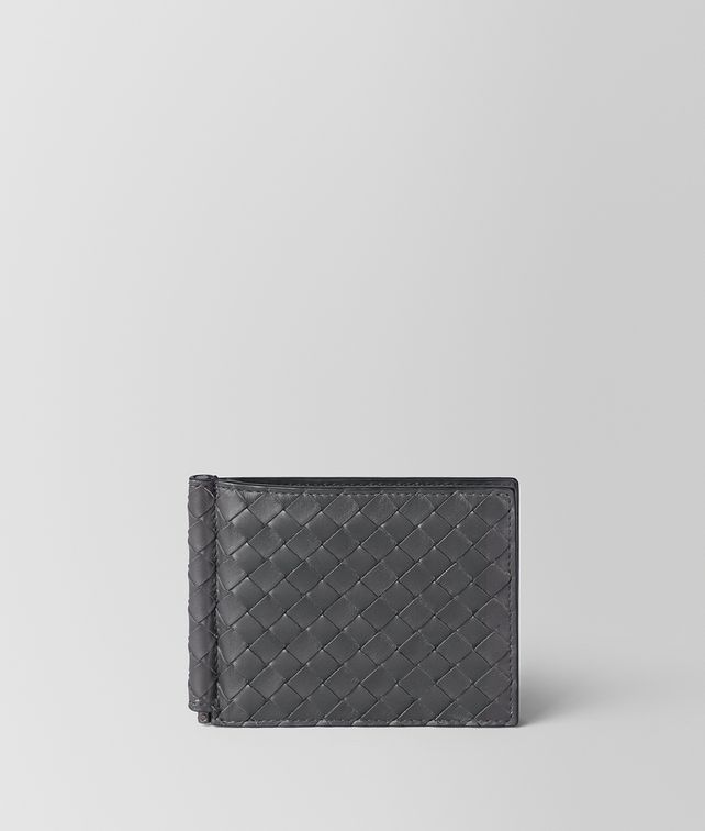 BOTTEGA VENETA ARDOISE INTRECCIATO VN WALLET Small Wallet Man fp