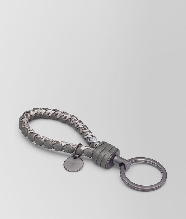 BOTTEGA VENETA NEW LIGHT GREY AYERS/INTRECCIATO NAPPA KEY RING
Keyring or Bracelets E fp