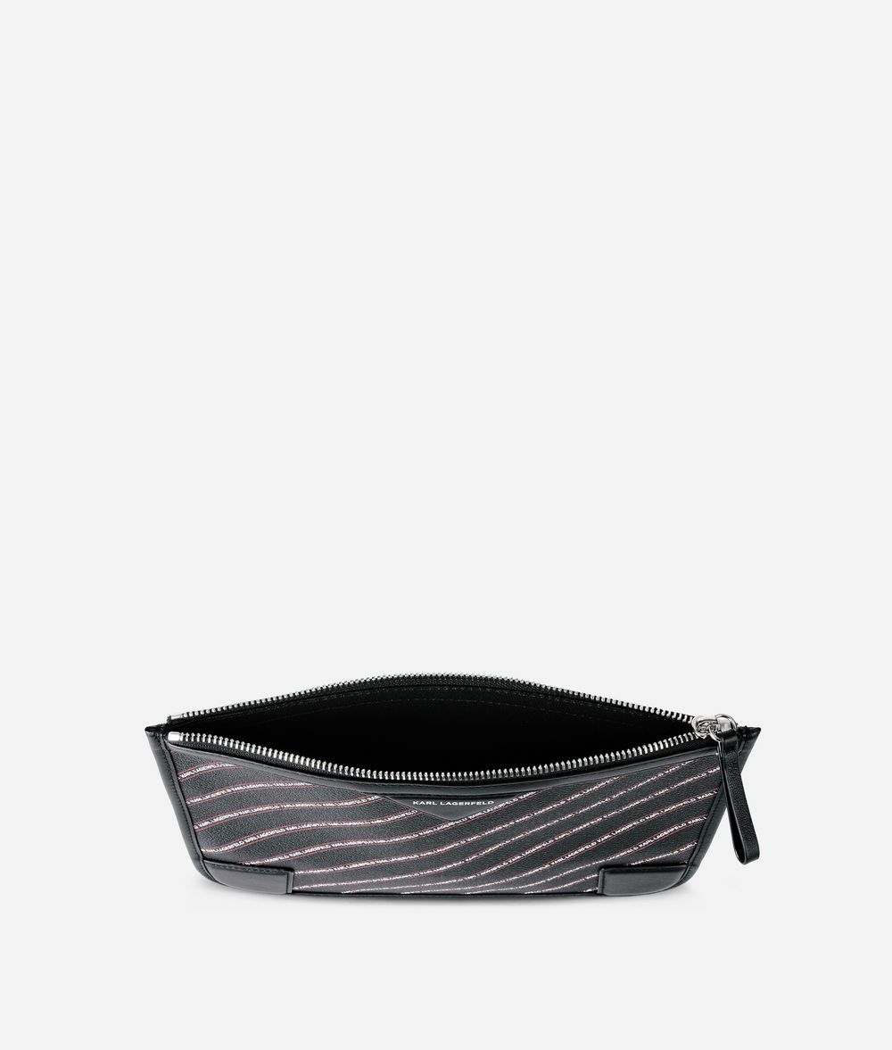 KARL LAGERFELD Маленькая сумочка-конверт с логотипом K/Stripe Минодьер Для Женщин d