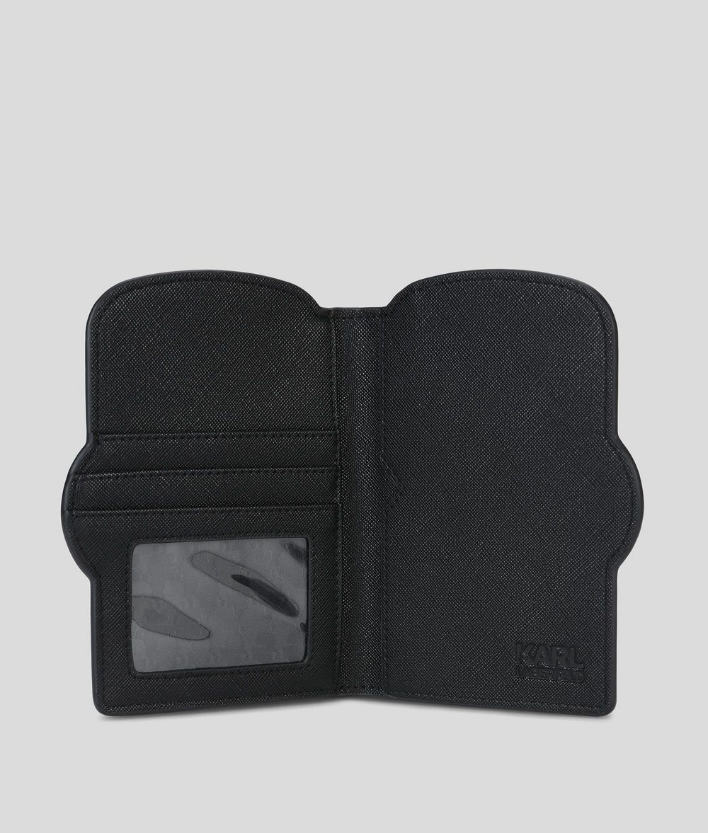 KARL LAGERFELD K/Ikonik Passport Holder Cardholder Woman d