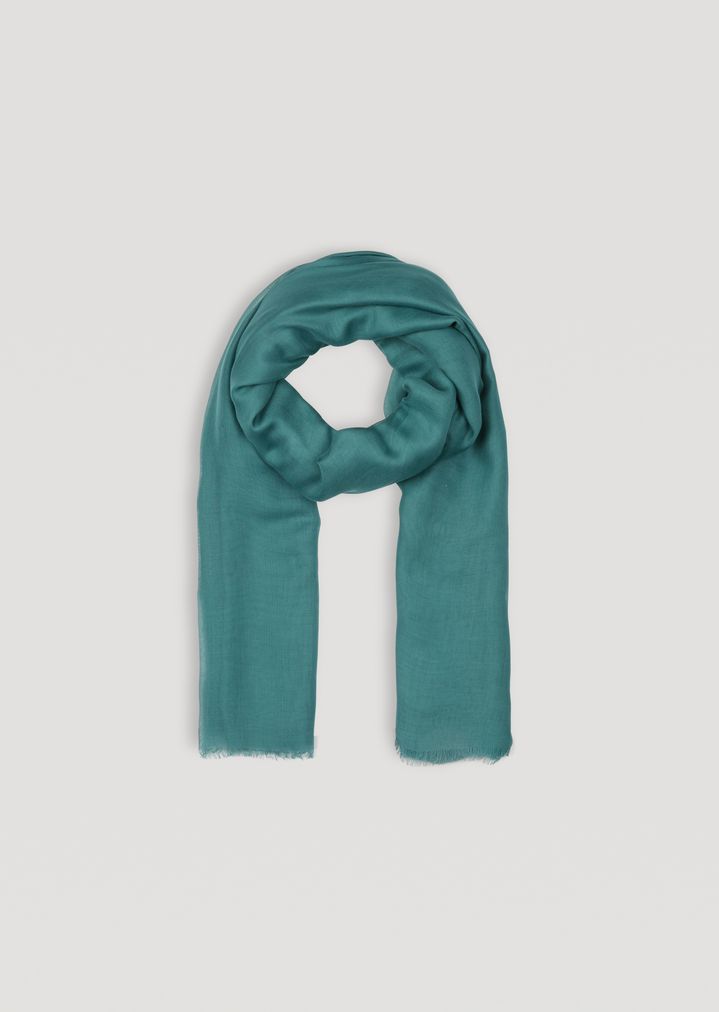 Pañuelo de modal con logotipo flocado Pañuelo de modal con logotipo flocado