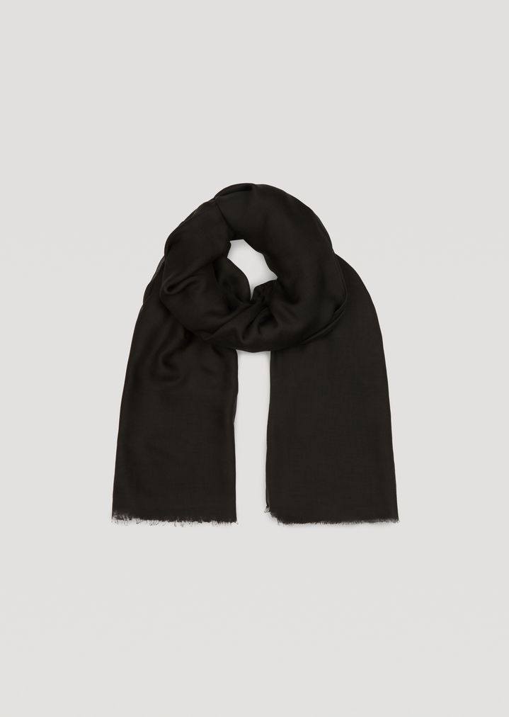 Pañuelo de modal con logotipo flocado Pañuelo de modal con logotipo flocado