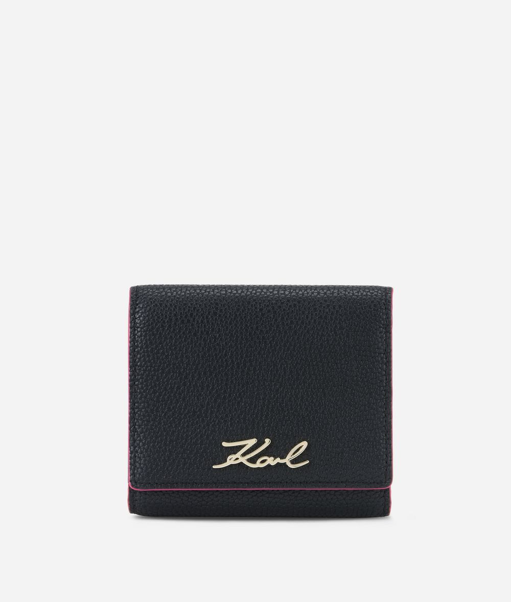 KARL LAGERFELD K/Karry All portefeuille à volet cuir Portefeuille Femme f