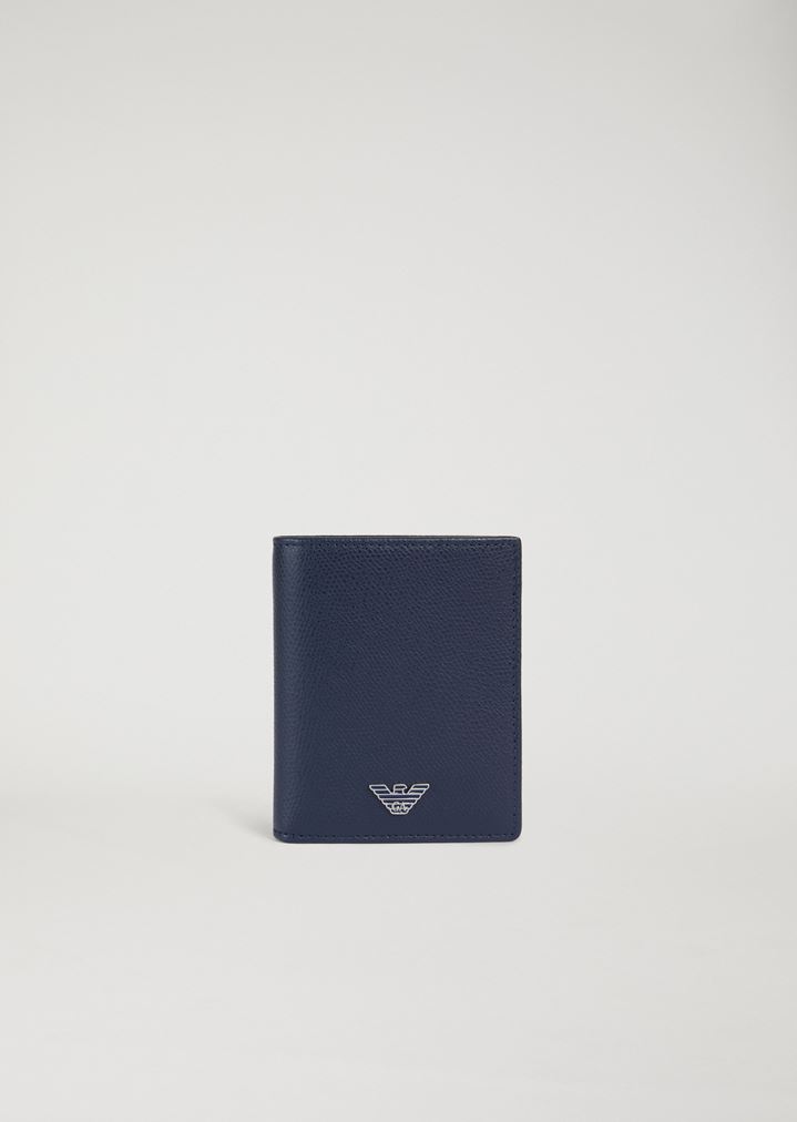 Leather Bifold Wallet | Man | Emporio 