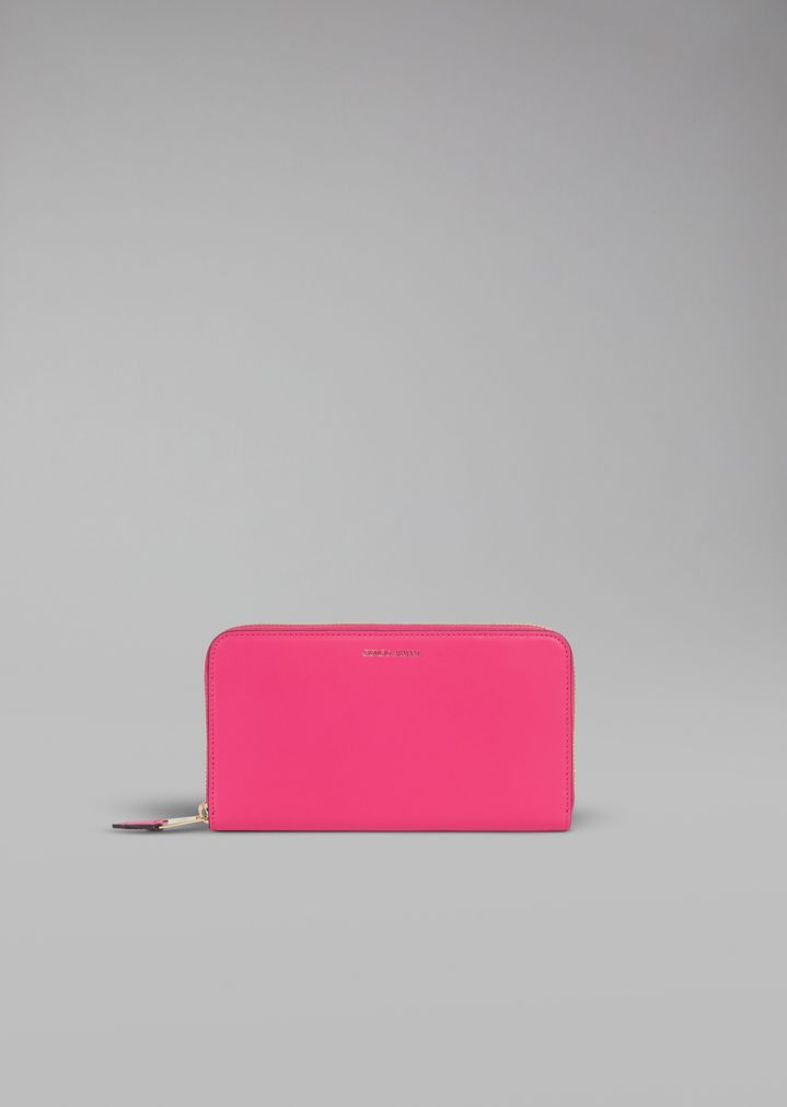 Cartera de piel lisa Cartera de piel lisa