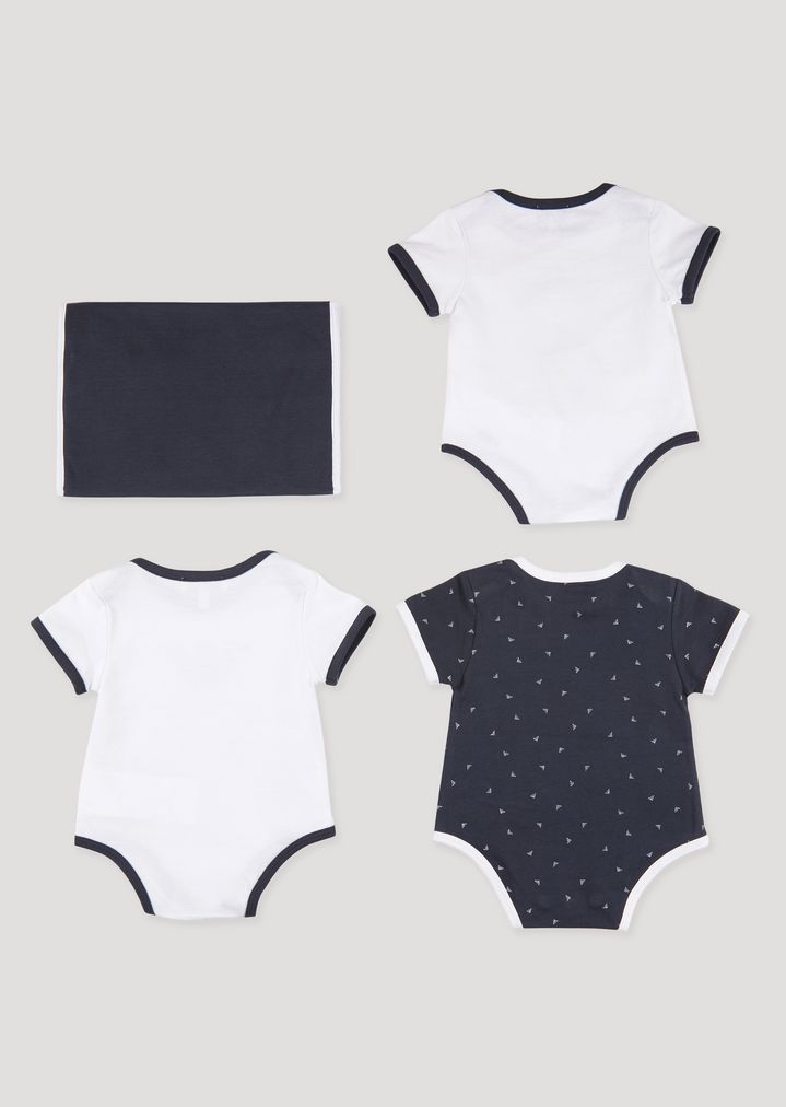 Set de regalo para bebé con tres bodis My First Armani Set de regalo para bebé con tres bodis My First Armani