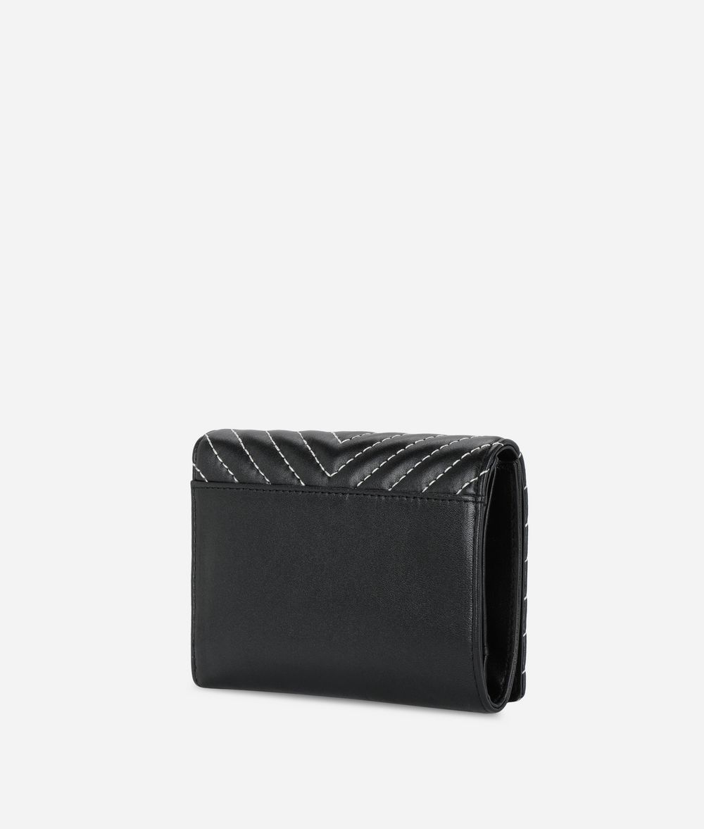 KARL LAGERFELD K/Klassik Quilted Leather Wallet Wallet Woman d