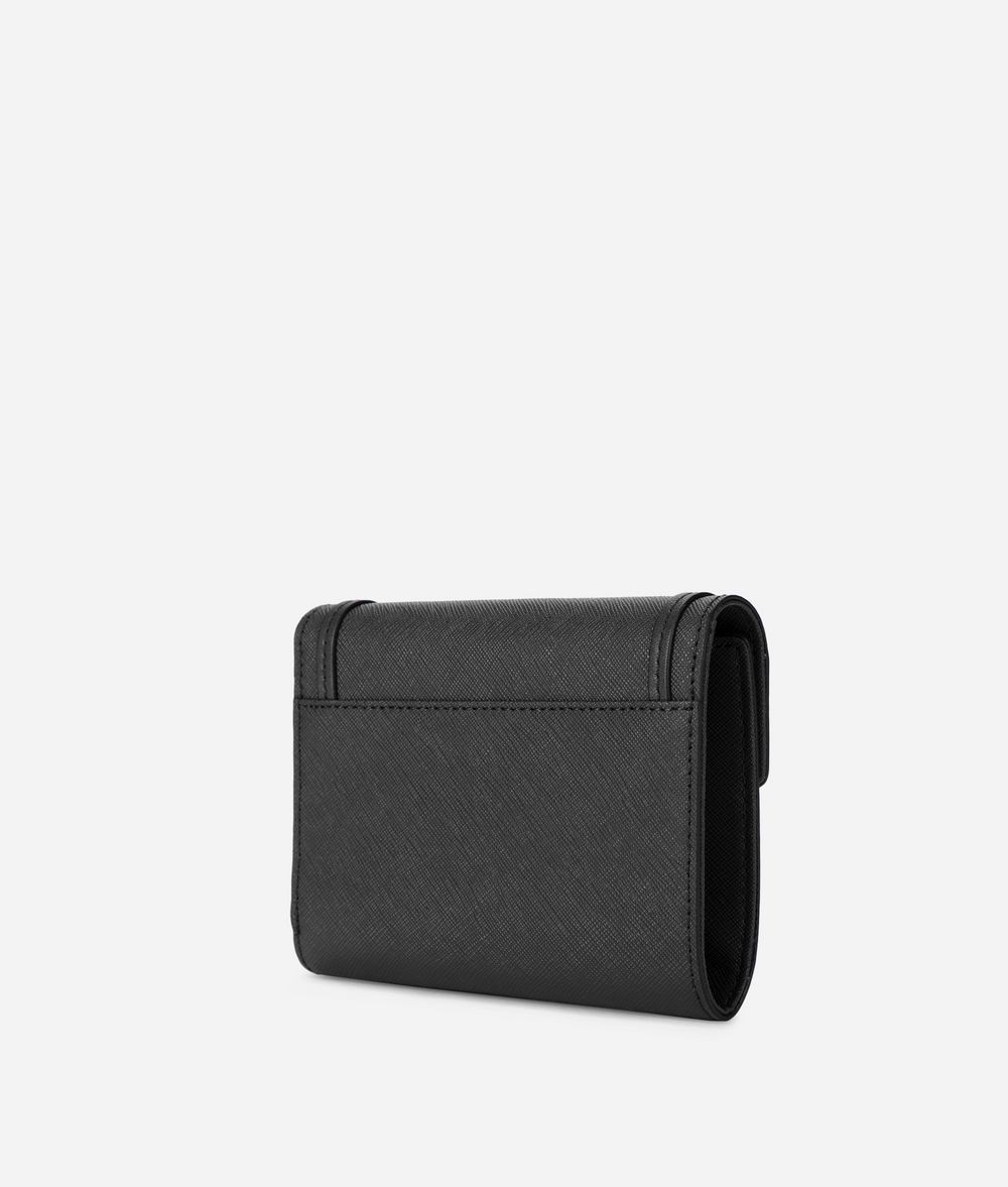 KARL LAGERFELD K/Rocky Leather Fold Wallet Wallet Woman d