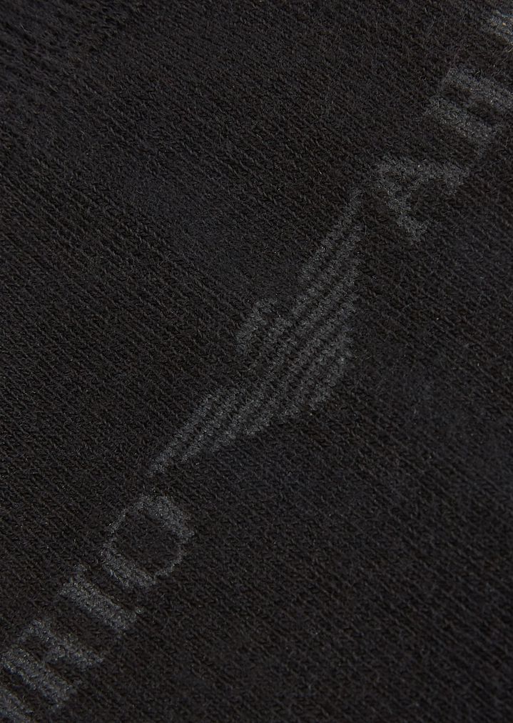 Juego de dos pares de calcetines de algodón stretch de color liso y estampado Juego de dos pares de calcetines de algodón stretch de color liso y estampado