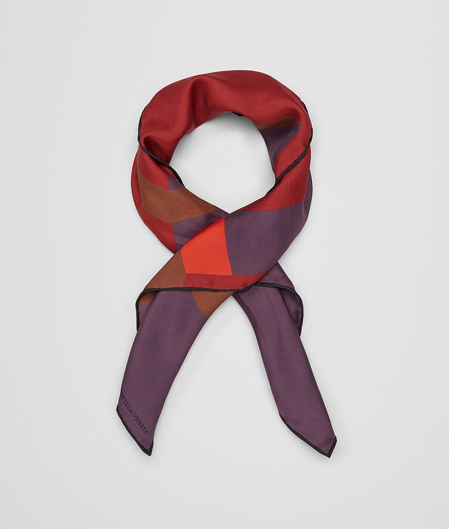 BOTTEGA VENETA BACCARA ROSE SILK FOULARD Scarf Woman fp