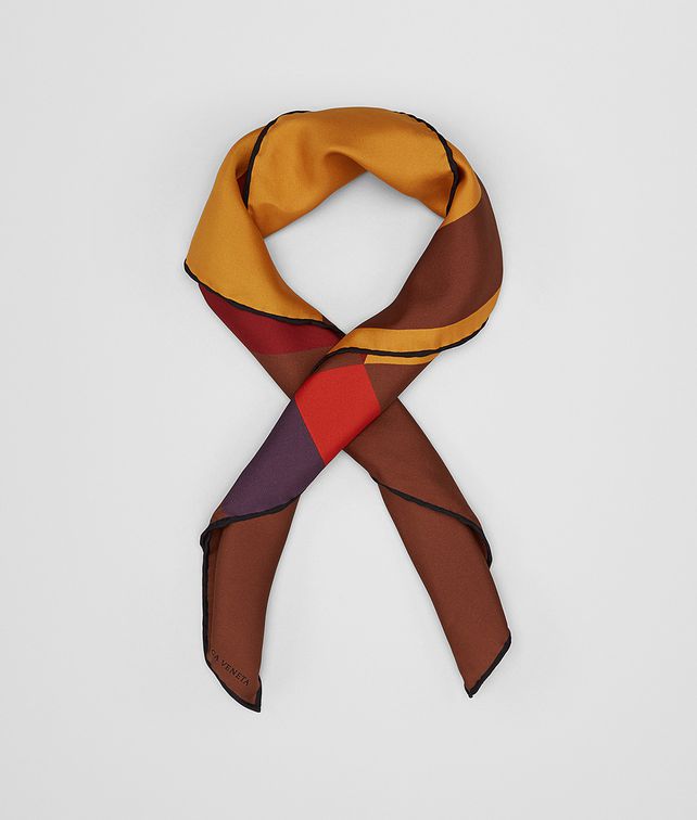 BOTTEGA VENETA HIBISCUS SILK FOULARD Scarf Woman fp