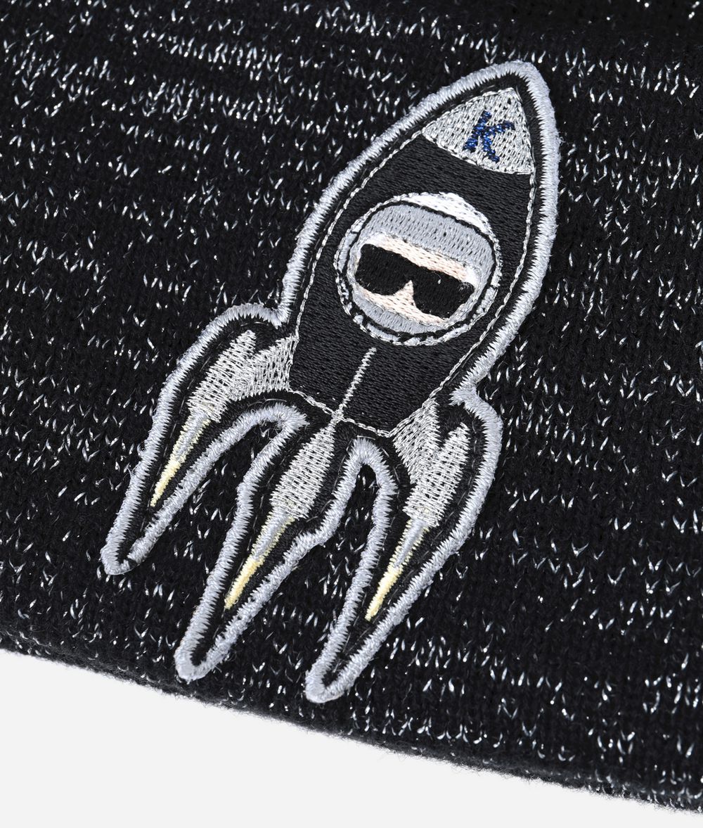 KARL LAGERFELD Karl Space Beanie Hat E d