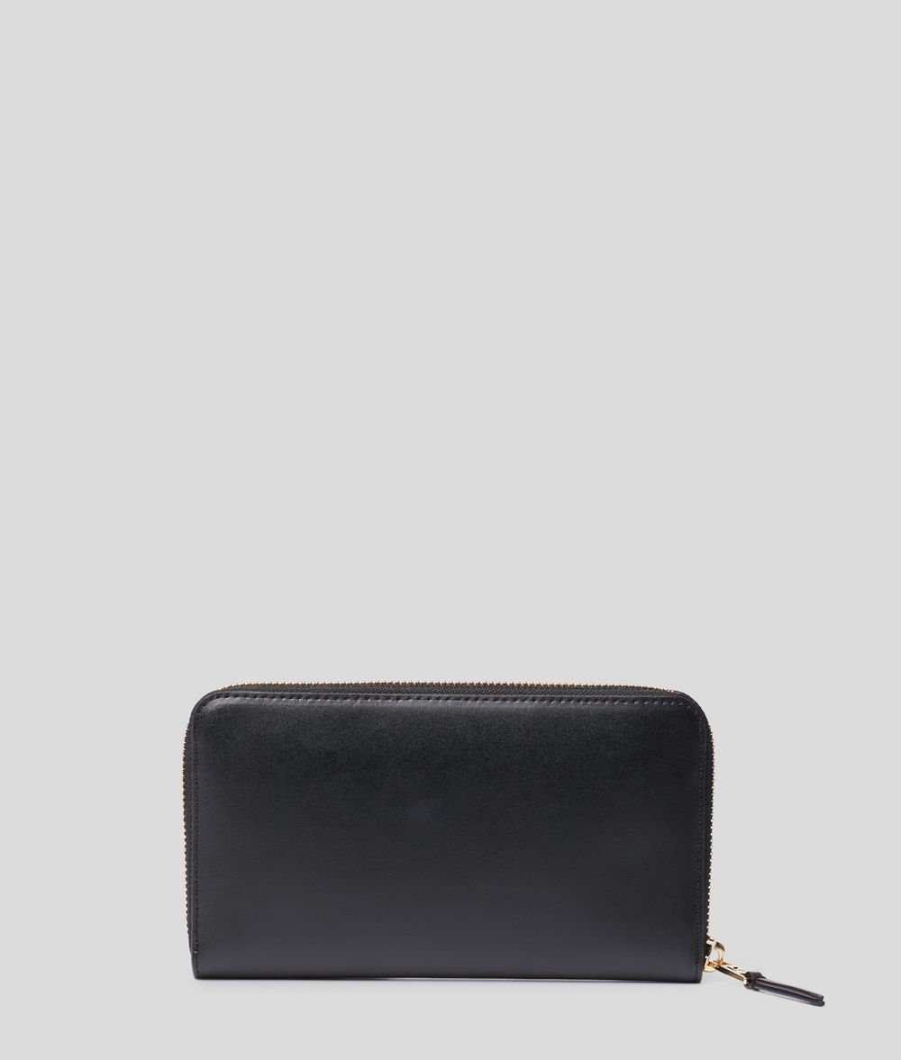 KARL LAGERFELD K/Signature Zip Wallet Wallet Woman d