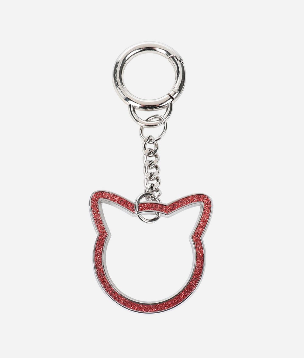 KARL LAGERFELD K/Katlock Glitter Keychain Key Chain Woman f