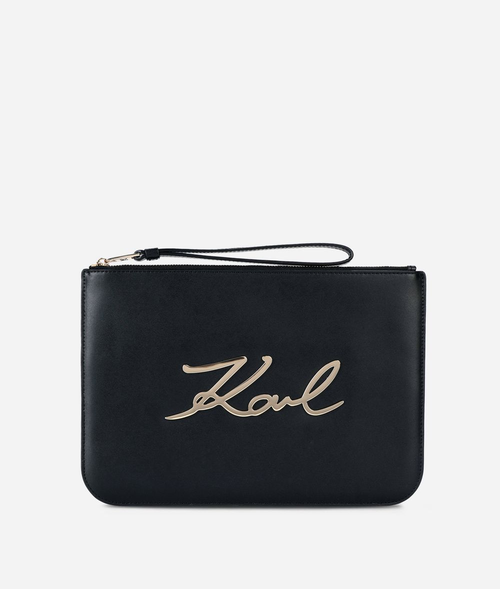 KARL LAGERFELD K/Signature Pouch Minaudière Woman f
