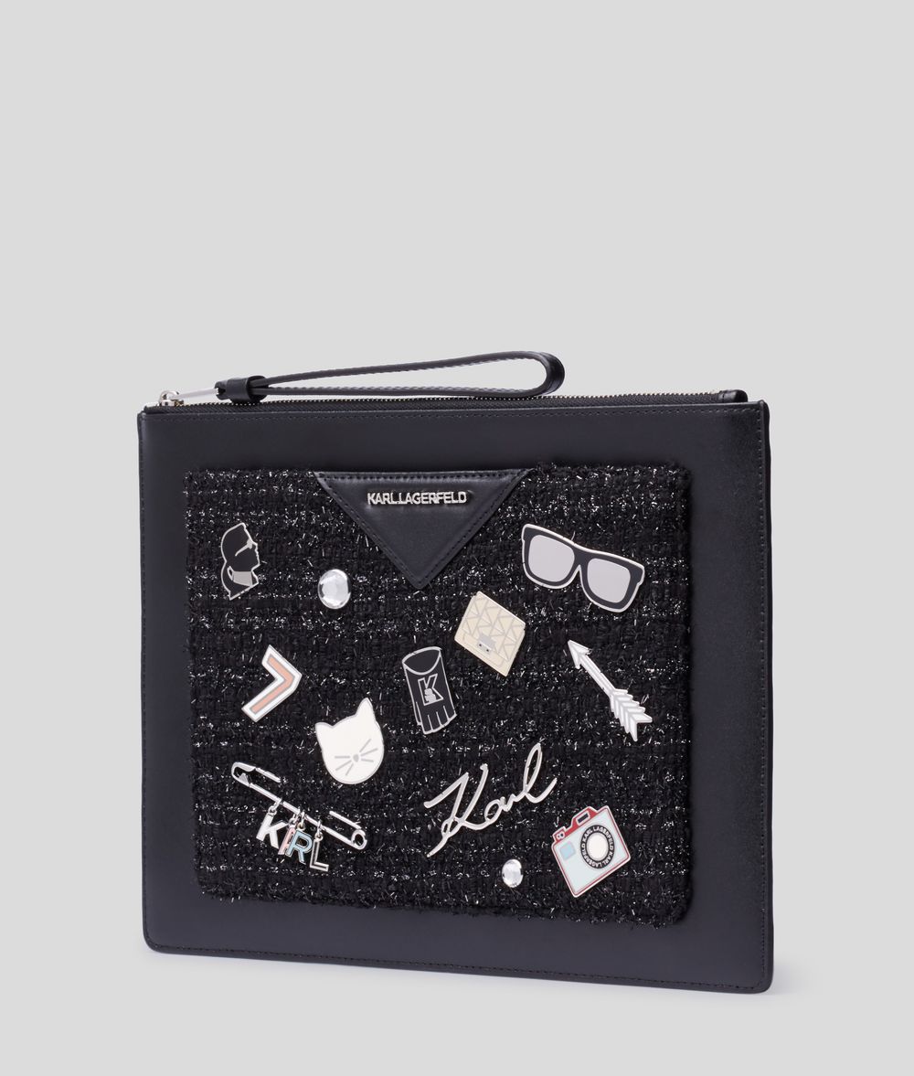KARL LAGERFELD K/Klassik Pins Pouch Minaudière Woman d
