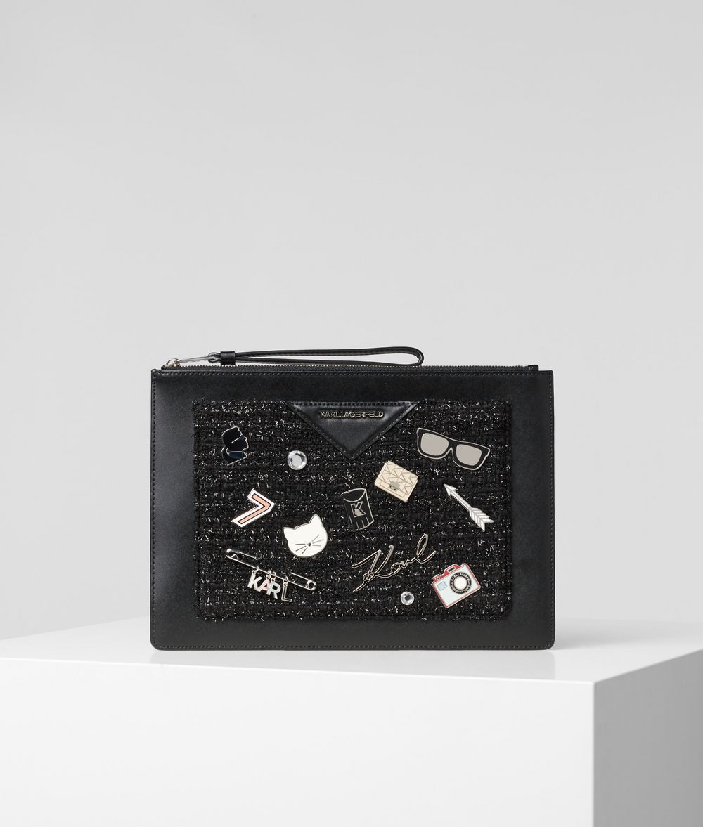 KARL LAGERFELD K/Klassik Pins Pouch Minaudière Woman f