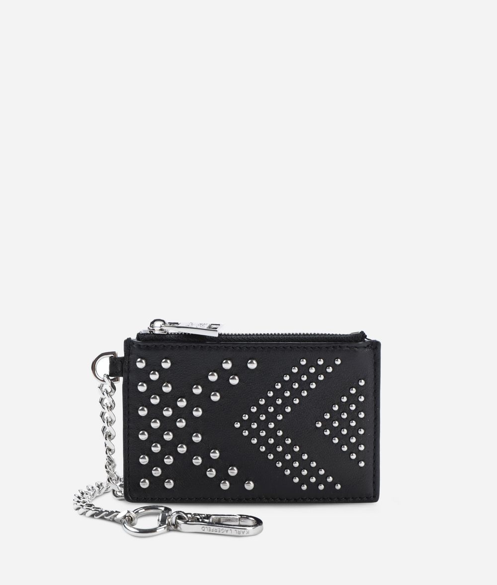 KARL LAGERFELD Karl X Kaia Rocky Coin Purse Wallet Woman f