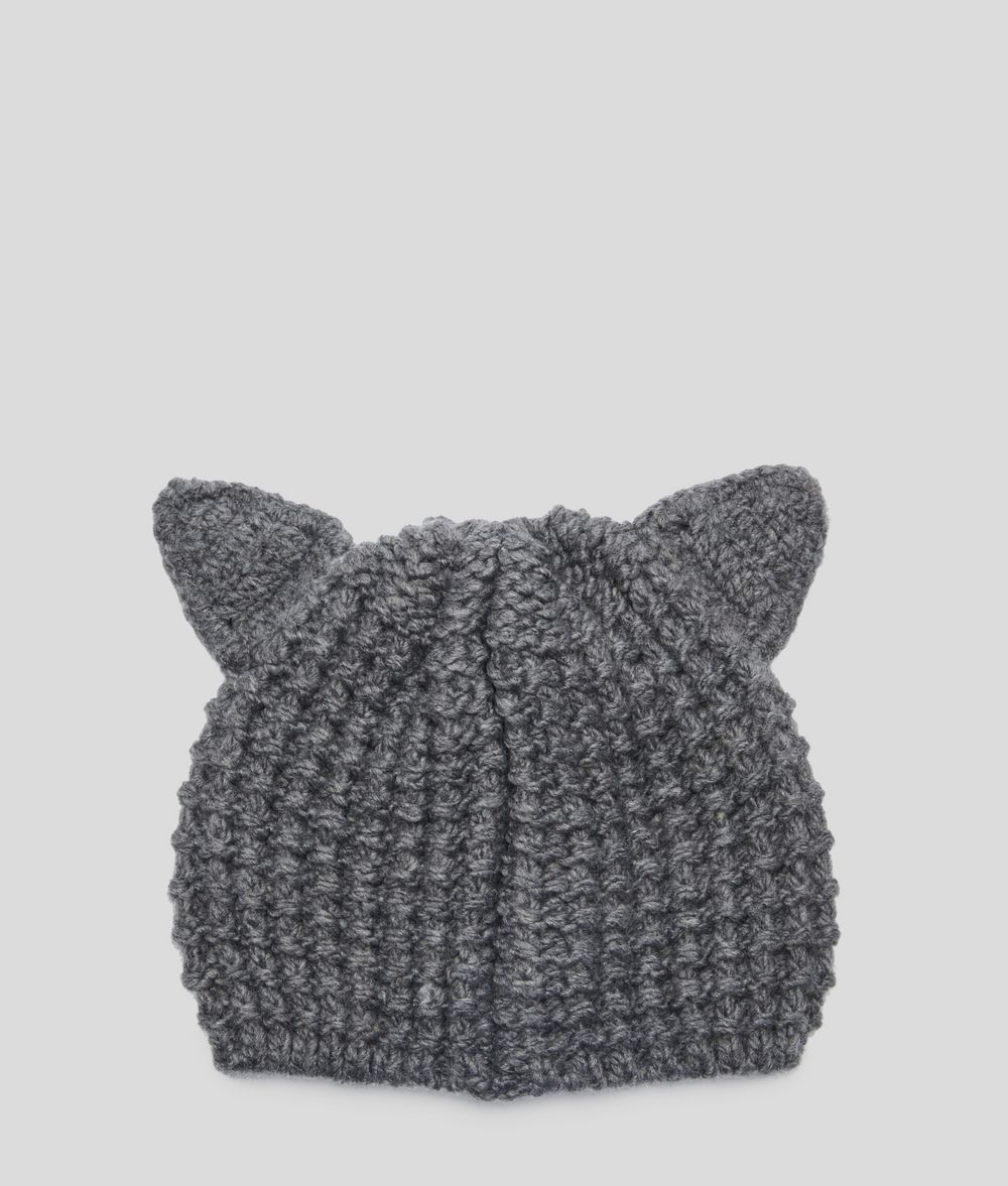 KARL LAGERFELD Choupette Luxury Beanie Hat Hat Woman d