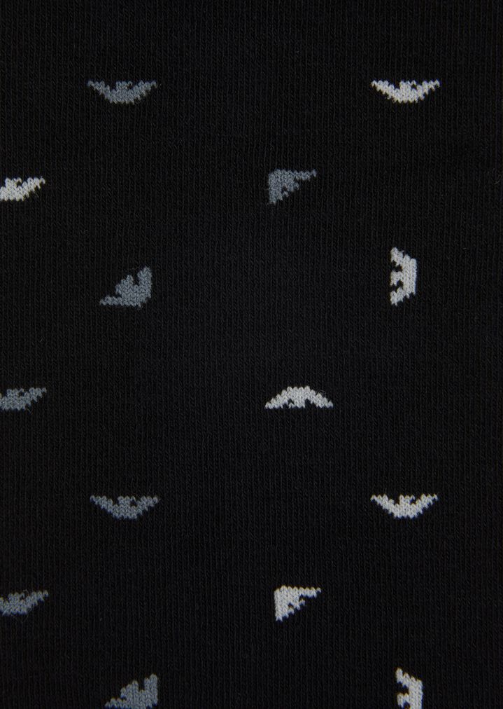 Dos pares de calcetines de punto de algodón elástico Dos pares de calcetines de punto de algodón elástico