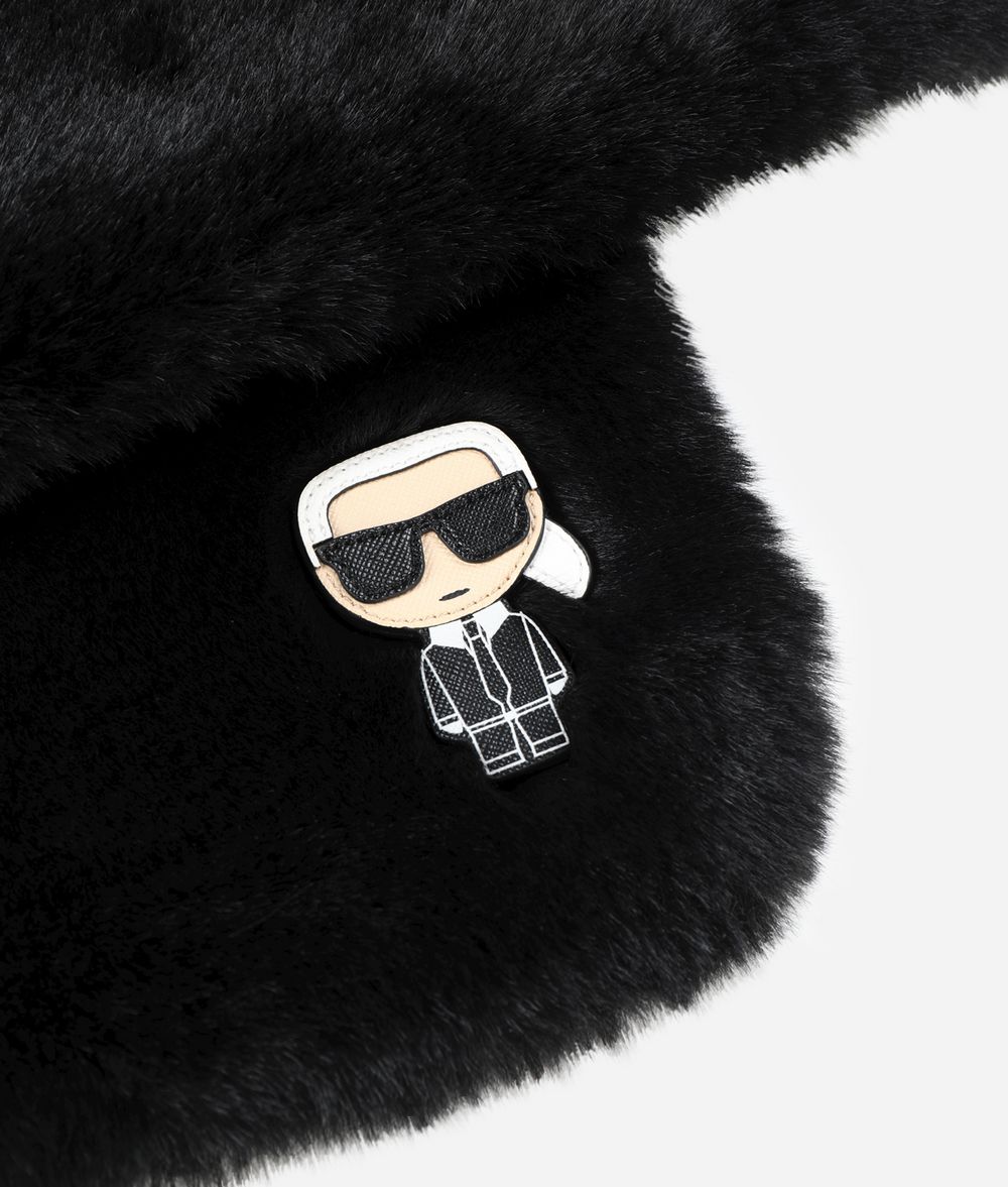 KARL LAGERFELD K/Ikonik Faux Fur Scarf Scarf Woman r