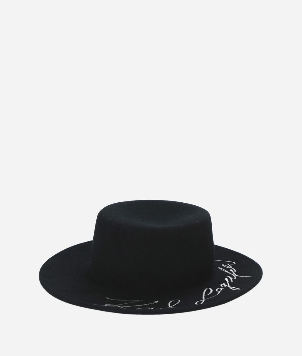 KARL LAGERFELD K/Signature Wool Hat
Hat Woman f